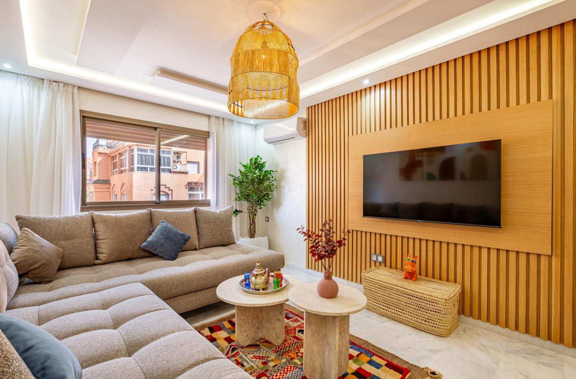 Appartement Charm Dans Le Triangle Tourisme De Marrakech !
